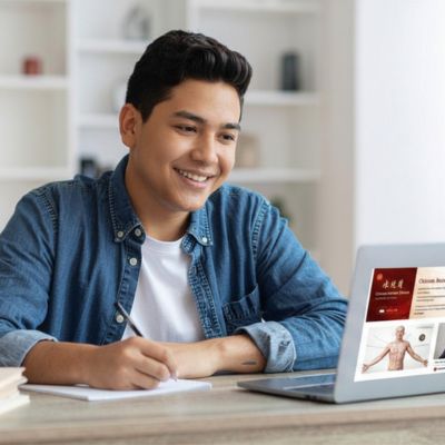 Cursos presenciales desde casa en acupuntura china