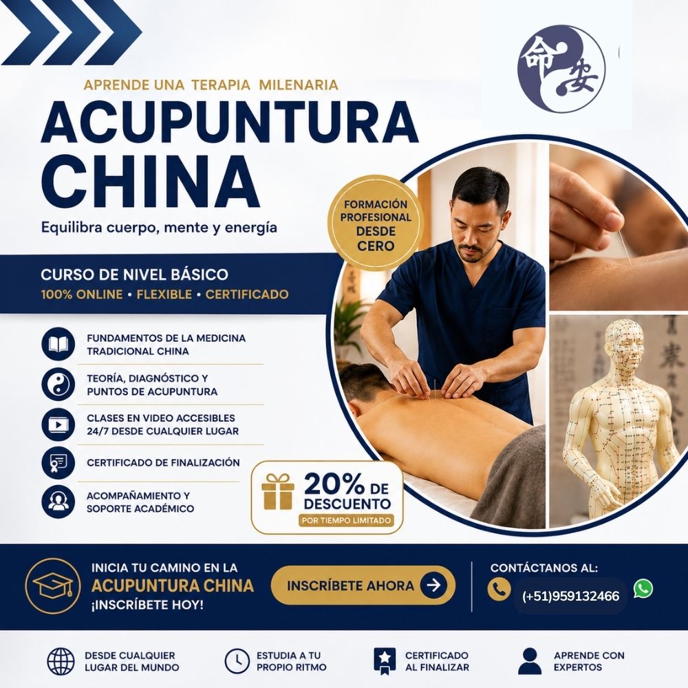 curso gratuito de acupuntura china
